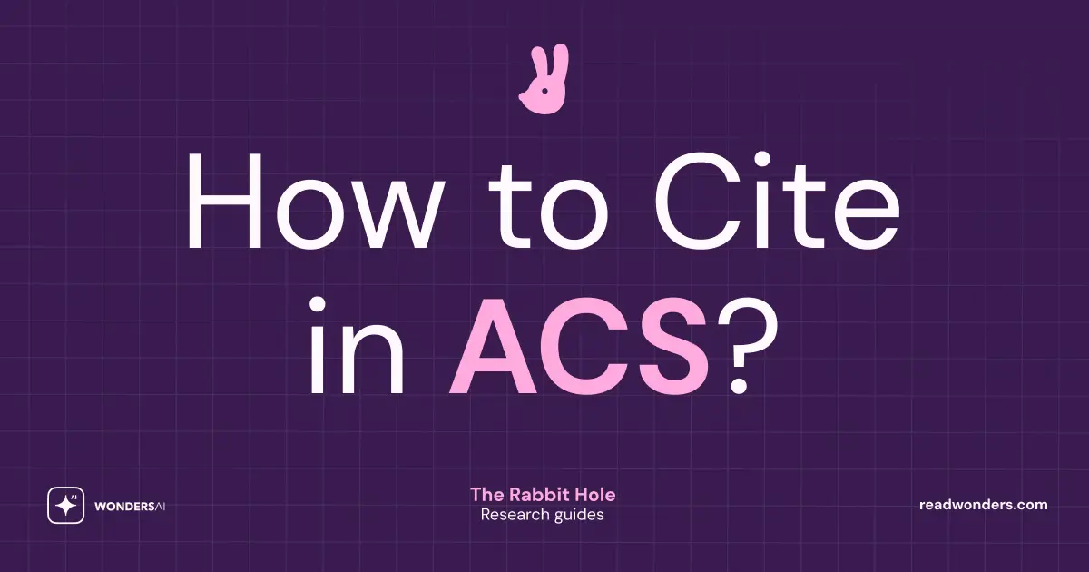 How to Cite in ACS Format: Complete Chemistry Citation Guide
