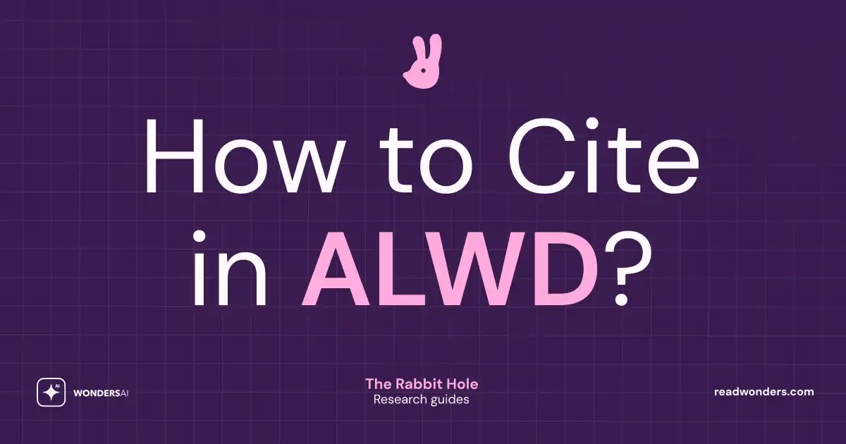 How to Cite in ALWD Style: Legal Writing Citation Guide
