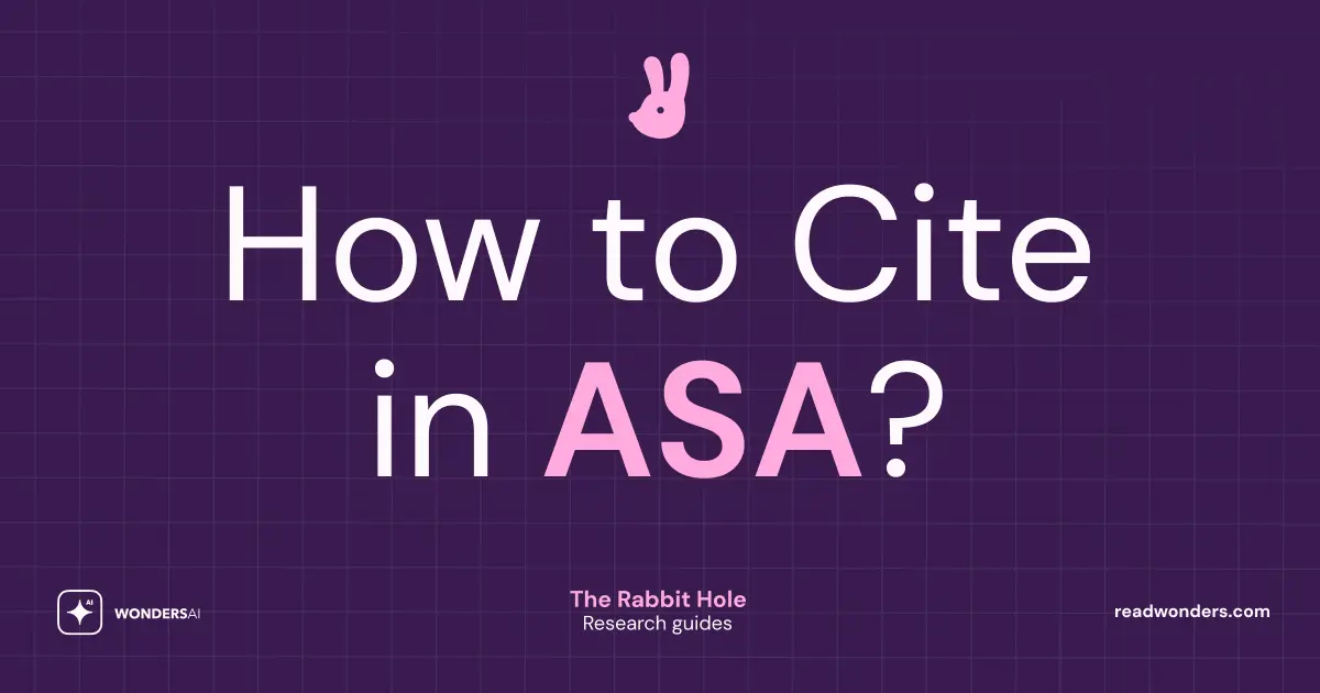 How to Cite in ASA Format: Complete 7th Edition Guide