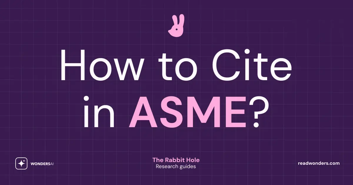 How to Cite in ASME Style: Mechanical Engineering Citation Guide