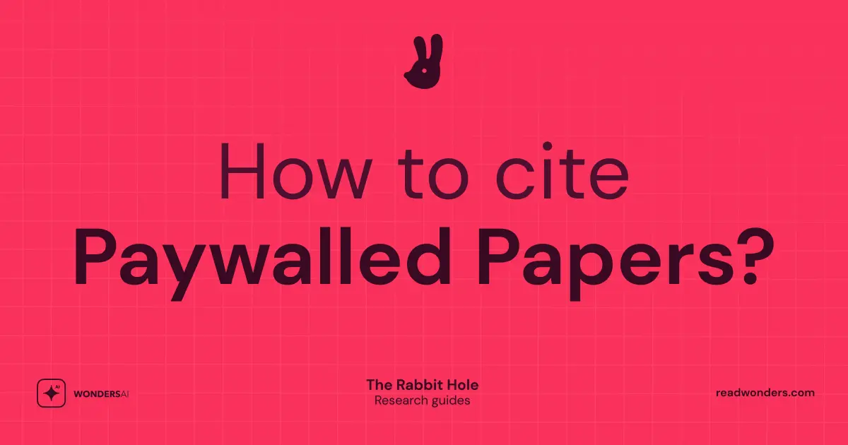 How to Cite Paywalled Sources You Can't Fully Access